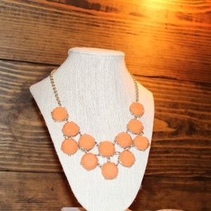Coral statement necklace